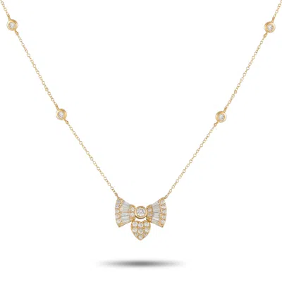 Lb Exclusive 14k Yellow Gold 0.75ct Diamond Necklace Pn16068-y