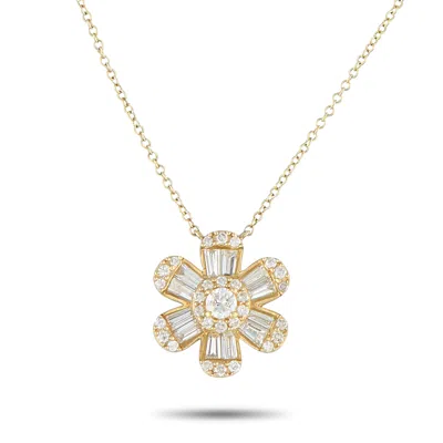 Lb Exclusive 14k Yellow Gold 0.80ct Diamond Necklace Nk01596-y
