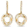 Lb Exclusive 14k Yellow Gold 1.00ct Diamond Drop Earrings Er28822-y In Gold