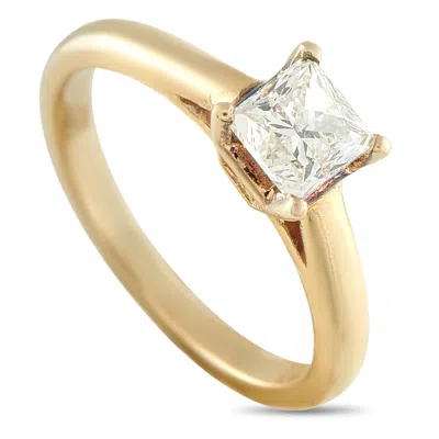 Lb Exclusive 14k Yellow Gold 1.0ct Diamond Solitare Ring Mf14-102025