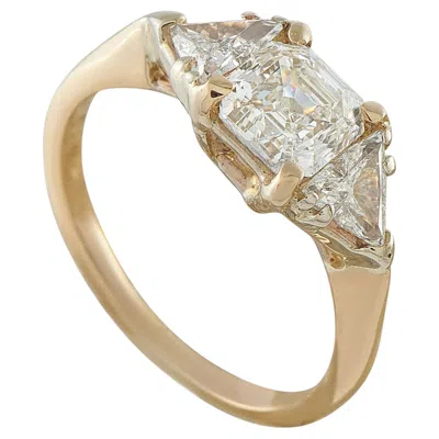 Pre-owned Lb Exclusive 14k Yellow Gold 1.16ct Diamond Ring Mf34-070126