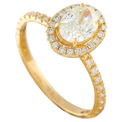 Pre-owned Lb Exclusive 14k Yellow Gold 1.20ct Diamond Ring Mf04-050726