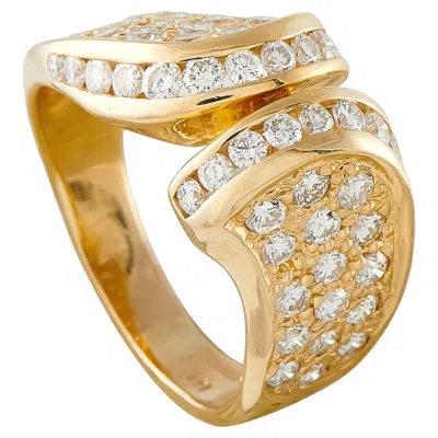 Pre-owned Lb Exclusive 14k Yellow Gold 1.25ct Diamond Ring Mf20-063026