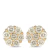Lb Exclusive 14k Yellow Gold 1.25ct Diamond Stud Earrings Er28712 Y