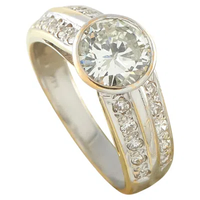 Pre-owned Lb Exclusive 14k Yellow Gold 1.55ct Diamond Ring Mf03-070926