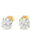 Lb Exclusive 14k Yellow Gold 1.85ct Lab-grown Diamond Stud Earrings Lg07-091225 In Gold