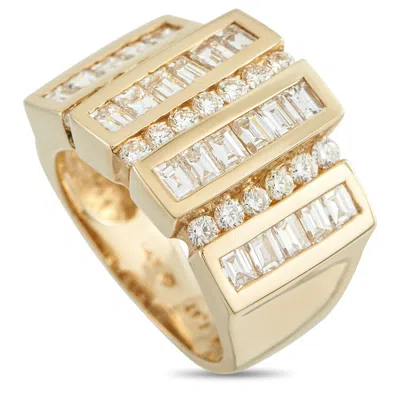 Lb Exclusive 14k Yellow Gold 1.97ct Diamond Ring Mf06-011926