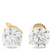 Lb Exclusive 14k Yellow Gold 4.05ct Lab-grown Diamond Stud Earrings Lg15-091125 In Gold