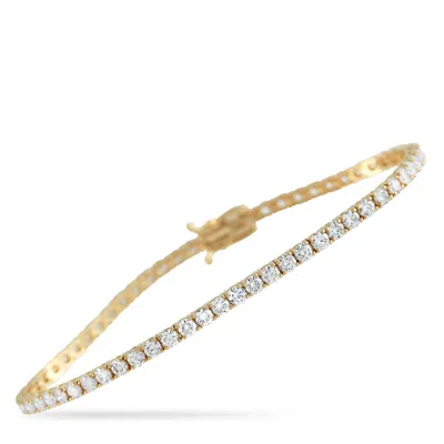 Lb Exclusive 14k Yellow Gold 4.50ct Lab-grown Diamond Tennis Bracelet Lg16-123125