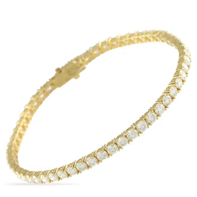 Lb Exclusive 14k Yellow Gold 6.65ct Lab-grown Diamond Tennis Bracelet Lg02-091025