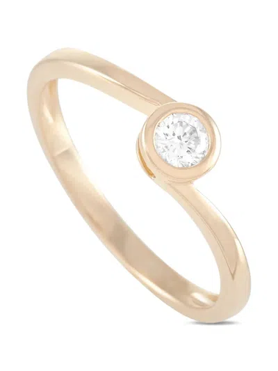 Pre-owned Lb Exclusive 14k Yellow Gold Diamond Ring