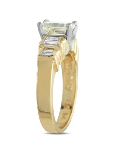 Pre-owned Lb Exclusive 14k Yellow Gold Diamond Ring