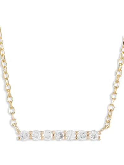 Pre-owned Lb Exclusive 14k Yellow Gold Diamonds Necklace