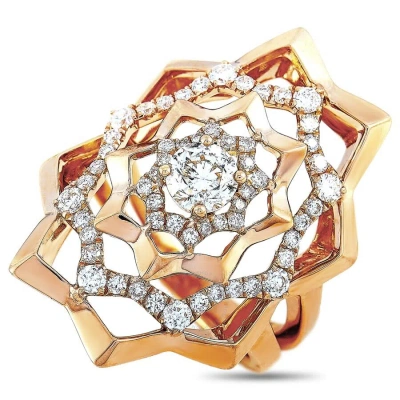 Lb Exclusive 18k Rose Gold 1.15 Ct Diamond Ring In Multi-color