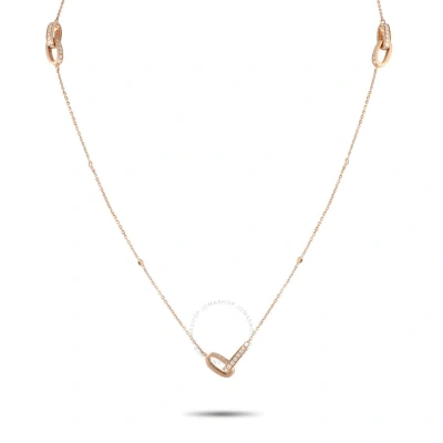 Lb Exclusive 18k Rose Gold 2.40ct Diamond Necklace In Multi-color