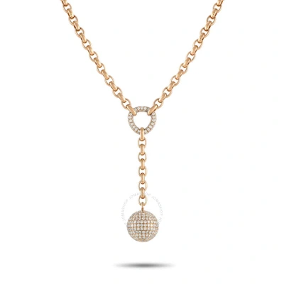 Lb Exclusive 18k Rose Gold 5.40ct Diamond Necklace In Multi-color