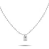 Lb Exclusive 18k White Gold 0.52ct Diamond Pendant Necklace Ank-19424 In Metallic