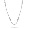 Lb Exclusive 18k White Gold 10.80ct Diamond Necklace Nk01362 In White