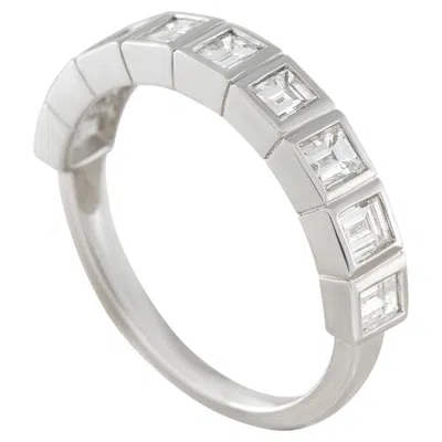 Pre-owned Lb Exclusive 18k White Gold 1.10ct Diamond Ring Alr-19429-1