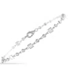 Lb Exclusive 18k White Gold 1.18 Ct Diamond Bracelet Mf18-080625 In Metallic