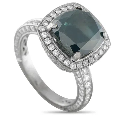 Lb Exclusive 18k White Gold 1.20ct Diamond Ring Mf49-031726 In Metallic