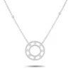 Lb Exclusive 18k White Gold 1.70ct Diamond Pendant Necklace Ank-18996-1 In White