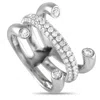 Lb Exclusive 18k White Gold 1.40ct Diamond Ring Alr-19706 In White
