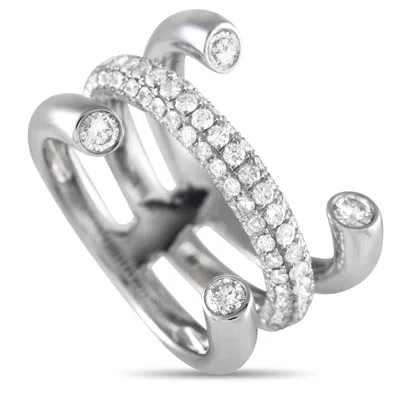 Lb Exclusive 18k White Gold 1.40ct Diamond Ring Alr-19706