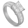 Lb Exclusive 18k White Gold 1.44ct Diamond Ring Mf60-101625 In Metallic