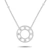 Lb Exclusive 18k White Gold 1.70ct Diamond Pendant Necklace Ank-18996-1 In Metallic
