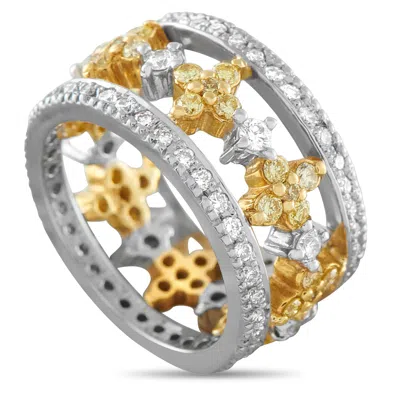 Lb Exclusive 18k White Gold 1.75ct Diamond Ring Mf57-031726 In Metallic