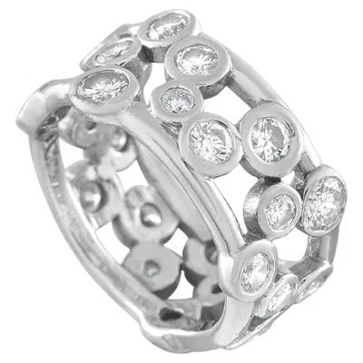 Pre-owned Lb Exclusive 18k White Gold 1.90ct Diamond Ring Mf23-062426