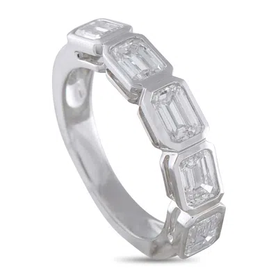 Lb Exclusive 18k White Gold 2.05ct Diamond Ring Alr-19582 In Silver