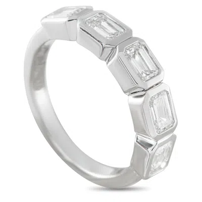 Lb Exclusive 18k White Gold 2.05ct Diamond Ring Alr-19582 In Metallic