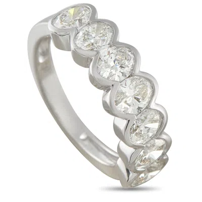 Lb Exclusive 18k White Gold 2.15ct Diamond Ring Alr-21052 In Metallic