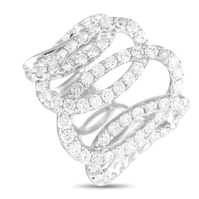 Lb Exclusive 18k White Gold 2.20ct Diamond Ring Alr-12535