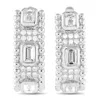 Lb Exclusive 18k White Gold 2.25ct Diamond Earrings Aer-19786 In White