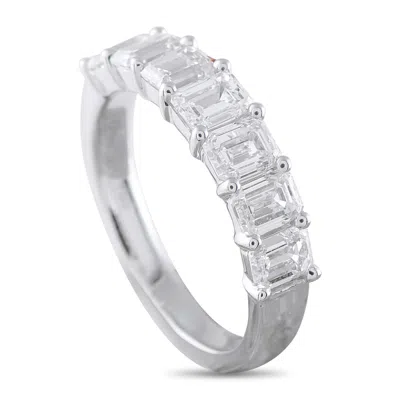 Lb Exclusive 18k White Gold 2.25ct Diamond Ring Alw-19102 In Silver
