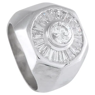 Pre-owned Lb Exclusive 18k White Gold 2.38ct Diamond Ring