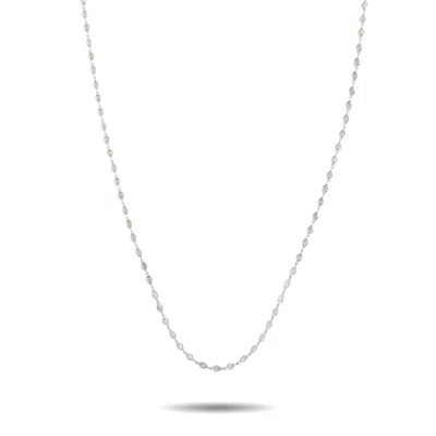 Lb Exclusive 18k White Gold 7.10ct Diamond Necklace Ank-20524 In Metallic