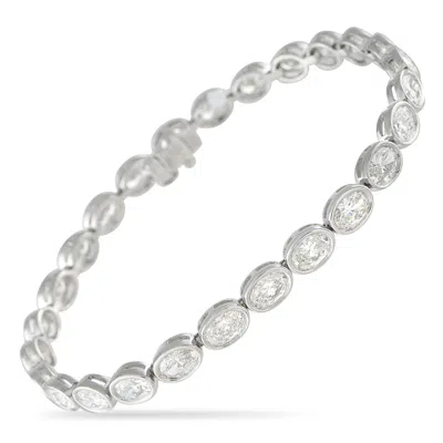 Lb Exclusive 18k White Gold 8.05ct Diamond Bracelet Alb-18559-1