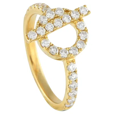 Pre-owned Lb Exclusive 18k Yellow Gold 0.55ct Diamond Ring