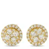 Lb Exclusive 18k Yellow Gold 0.72ct Diamond Earrings Aer-8955-y In Gold