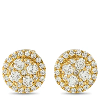 Lb Exclusive 18k Yellow Gold 0.72ct Diamond Earrings Aer-8955-y