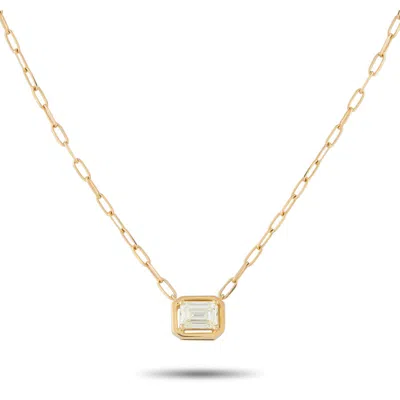 Lb Exclusive 18k Yellow Gold 0.75ct Diamond Necklace Ank 20550 Y
