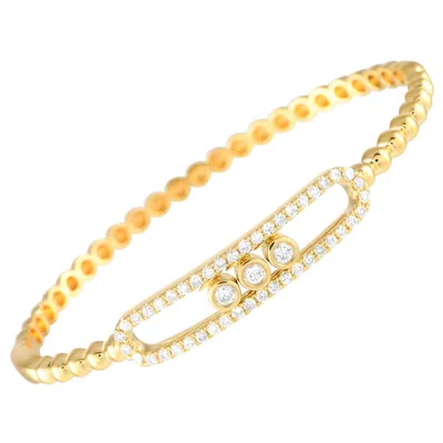 Pre-owned Lb Exclusive 18k Yellow Gold 0.85ct Diamond Bracelet