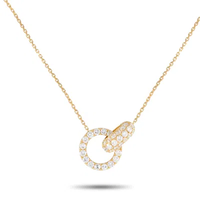 Lb Exclusive 18k Yellow Gold 1.00ct Diamond Necklace Ank-13478-y