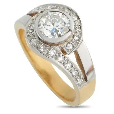 Lb Exclusive 18k Yellow Gold 1.0ct Diamond Ring Mf13-022326