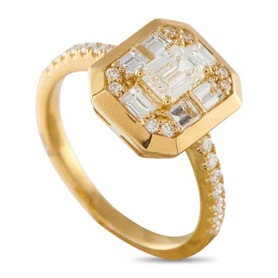 Lb Exclusive 18k Yellow Gold 1.16ct Diamond Ring Alr 19915 Y