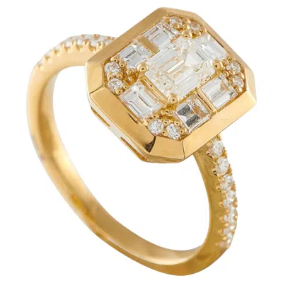 Pre-owned Lb Exclusive 18k Yellow Gold 1.16ct Diamond Ring Alr-19915-y